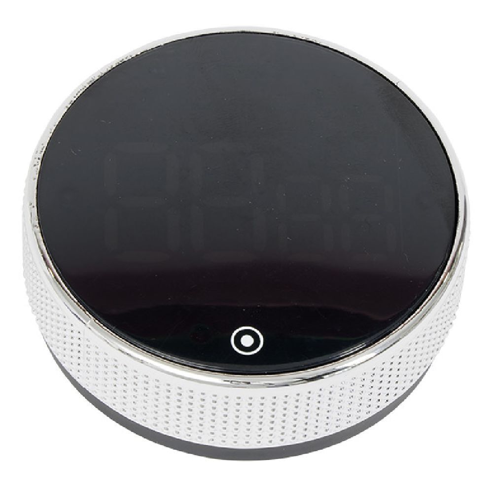 Minuteur numérique magnétique noir Ø7,8x2,7cm