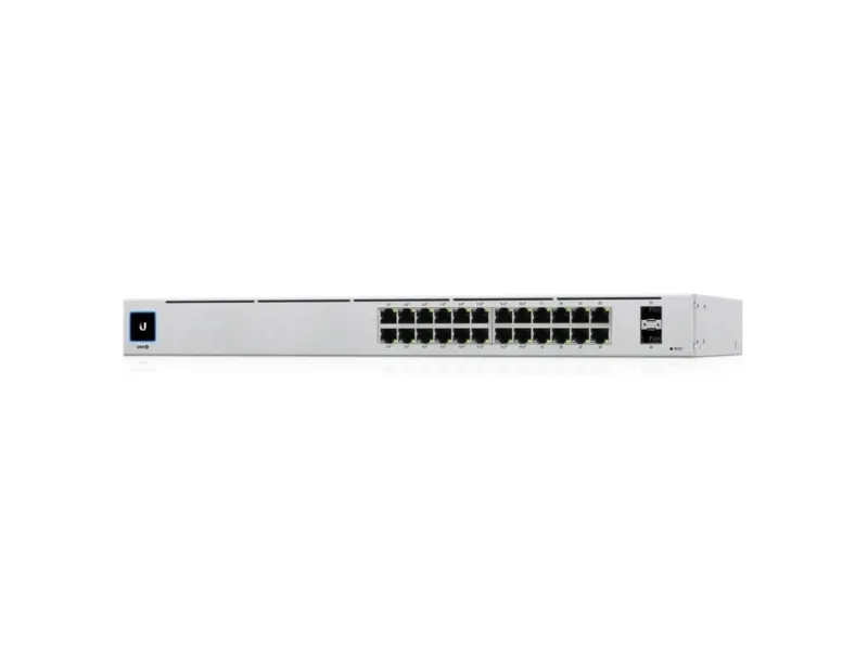 Ubiquiti UniFi Switch USW-24-POE - Switch - Administreret - 24 x 10/100/1000 (16 PoE )   2 x Gigabit SFP - desktop, monterbar på stativ - PoE  (95 W)