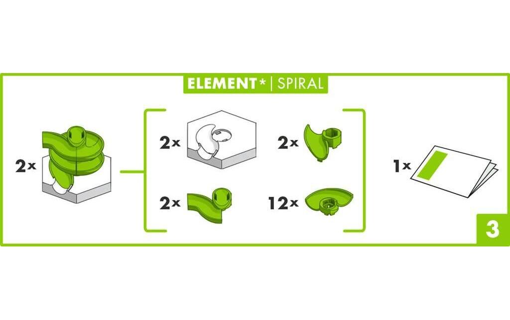 Kugelbahn Zubehör GraviTrax Element SpiralZubehör für das Kugelbahnsystem