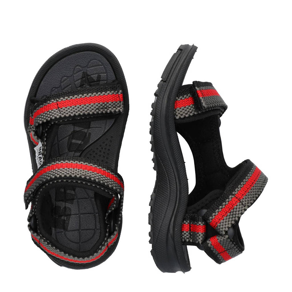 Braqeez Sky Sportsandalen grijs