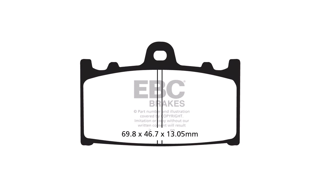 Bremseklodser bag EBC V, VL1500 02-09