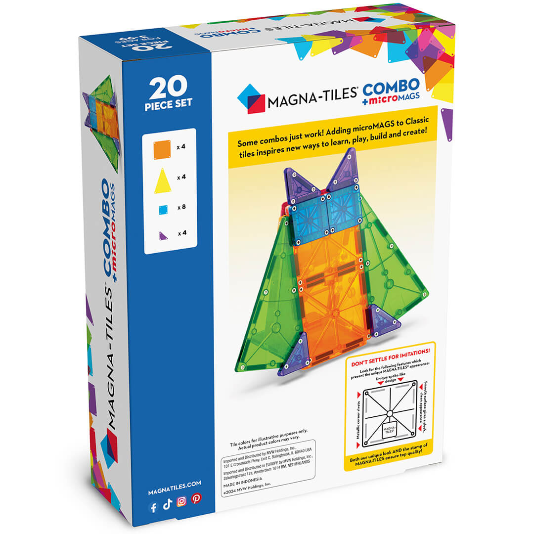 Magna-tiles magnetische tegels combo - 20st