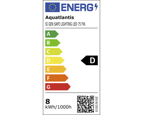 Aquatlantis Advance 60 aquarium met LED-verlichting, filter, verwarming (zonder kast), zwart, ca. 60 x 30 x 34 cm, ca. 54 L