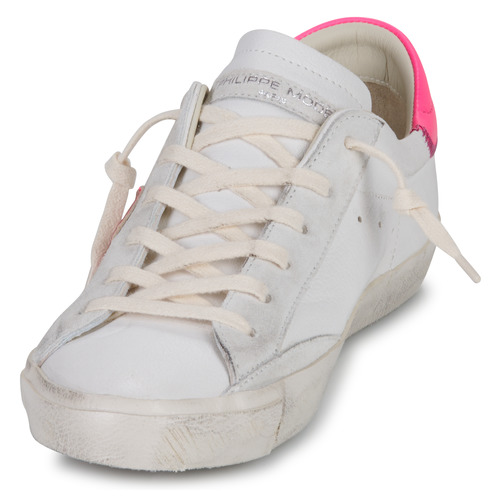 Philippe Model - PRSX LOW WOMAN Blanco / Rosa