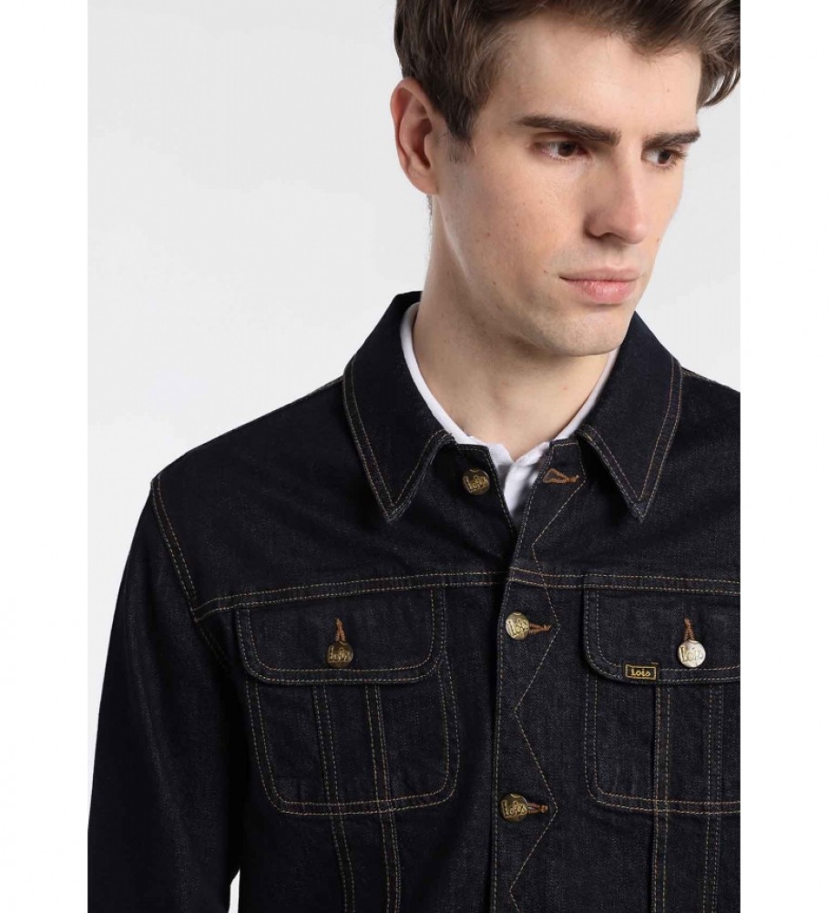 Jaqueta jeans azul marinho Lois