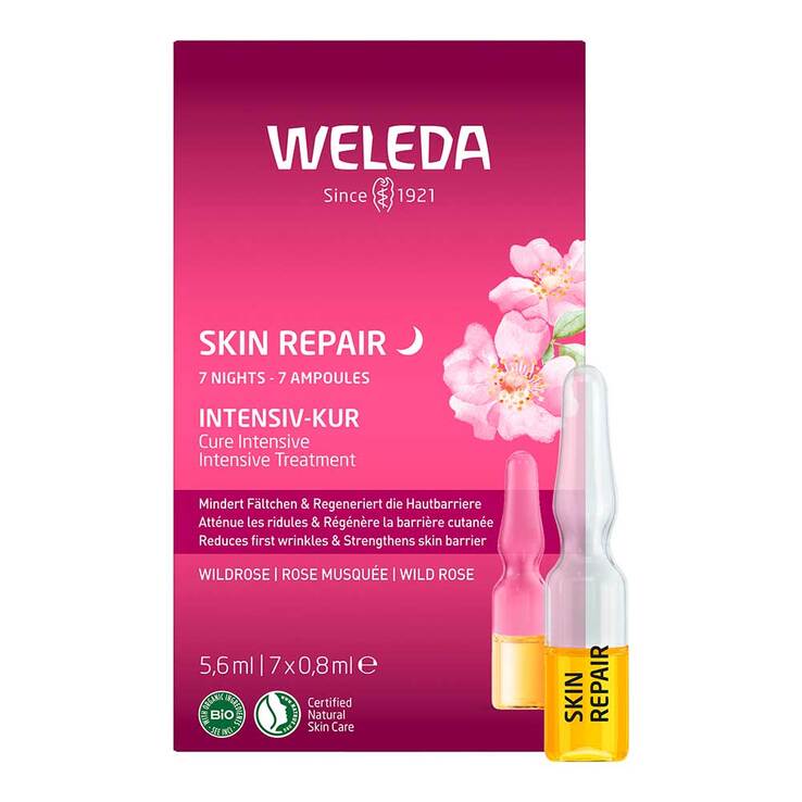 Weleda Skin Repair Intensiv-Kur 7 Ampullen, 5.6 ml