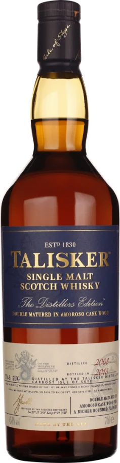TALISKER DISTILLERS EDITION 2008-2018 70CL