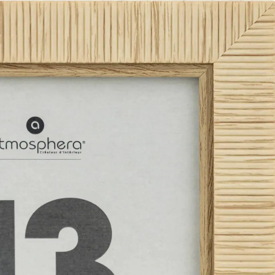 Atmosphera Fotolijstje - foto 13 x 18 cm - beige - mdf/glas