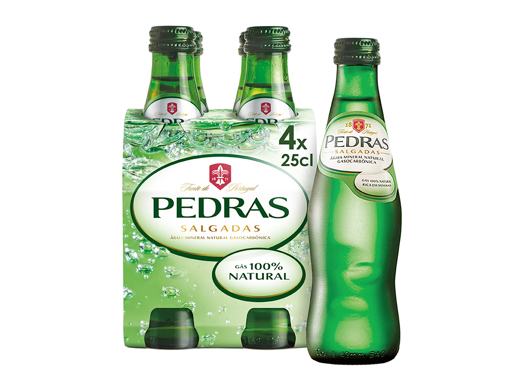 ÁGUA COM GÁS PEDRAS SALGADAS TP 4X25CL