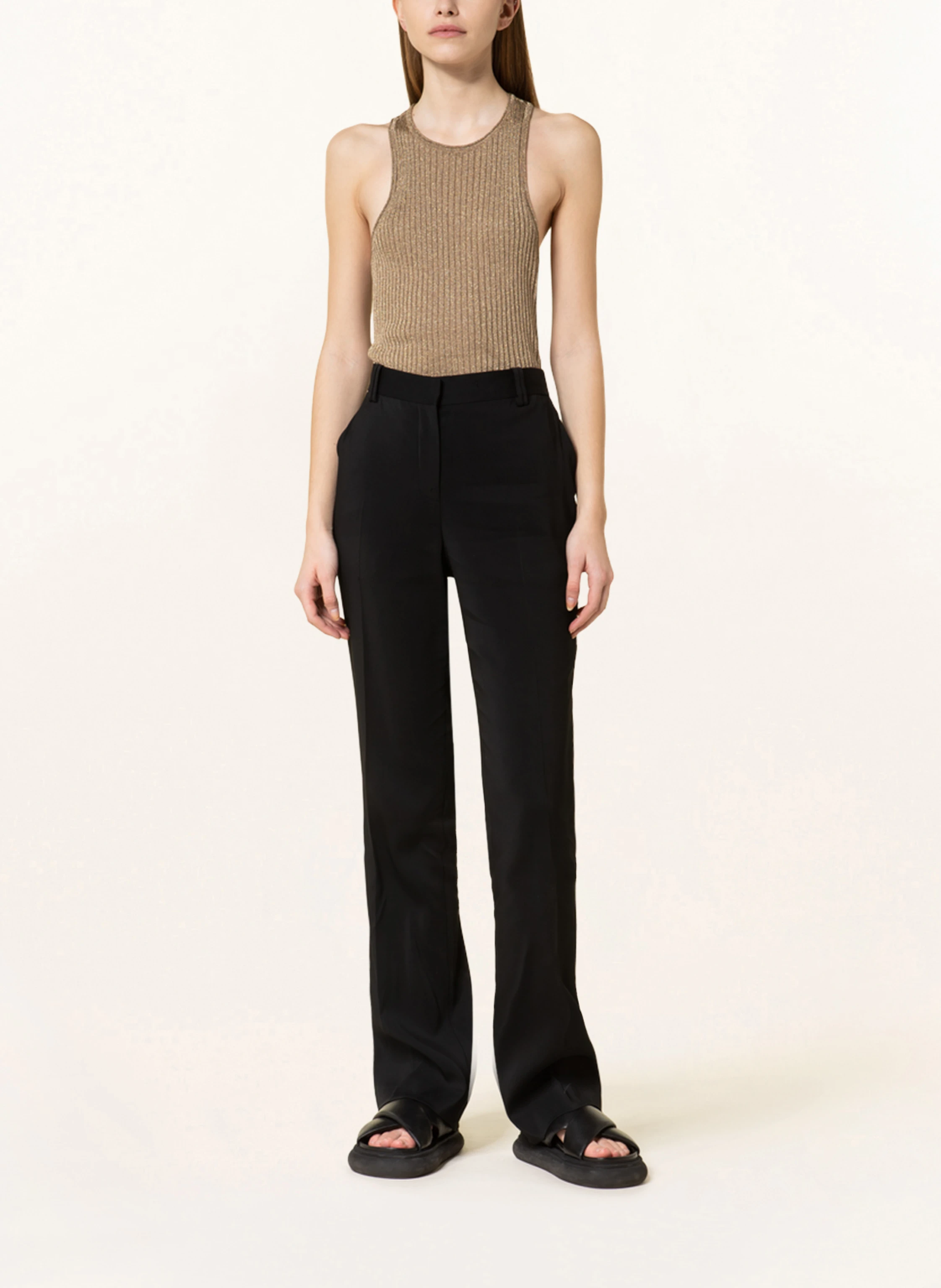 STELLA McCARTNEY Top mit Glitzergarn