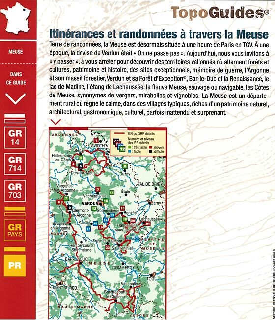FFRP - 5500 LA MEUSE RANDONNEES ITINERANCES FRP