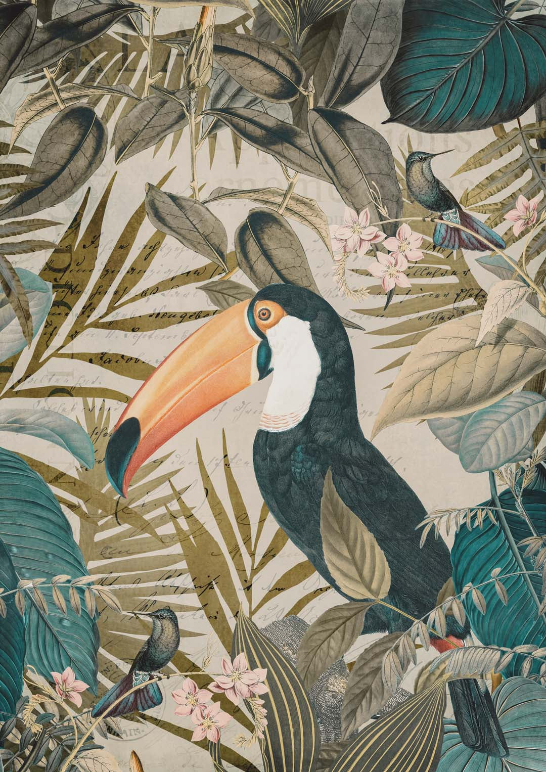 Vintage Jungle Toucan von Andrea Haase