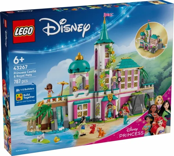LEGO Disney 43267 Prinsesseslot og royale kæledyr