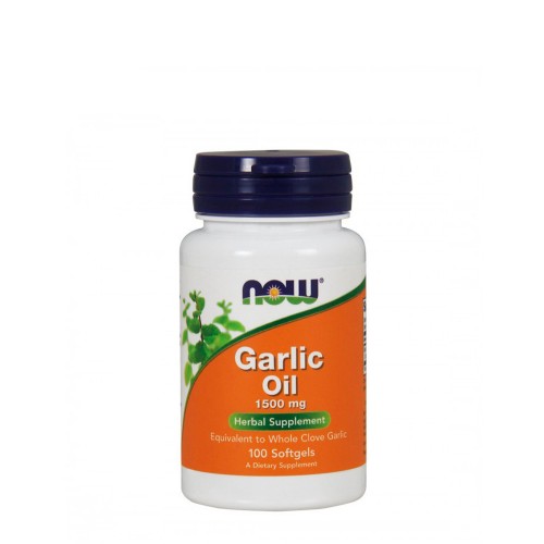 Now Garlic Oil 1500mg 100 cápsulas