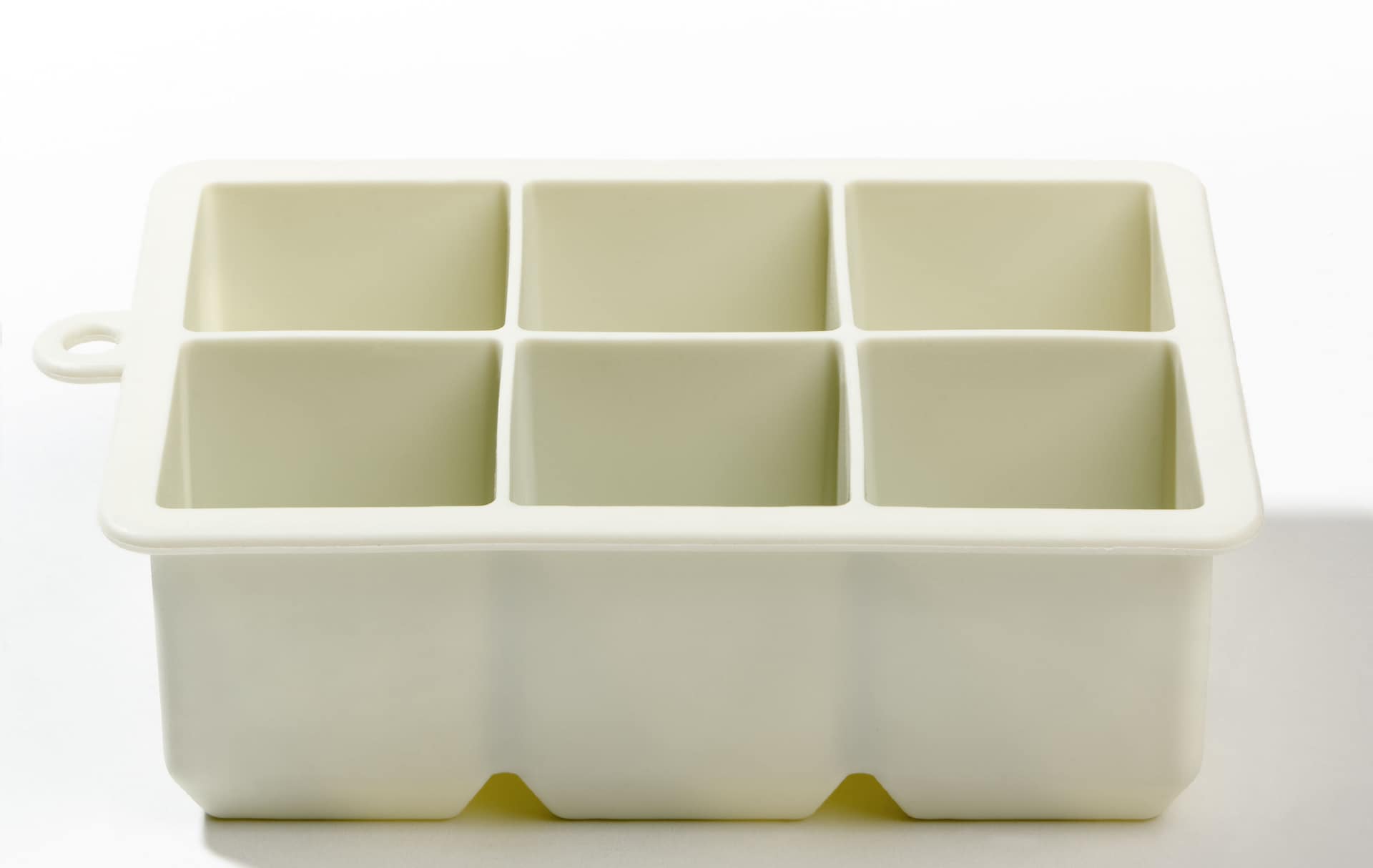bongusto Eiswürfelform für 6 XL Eiswürfel Silikon cream
