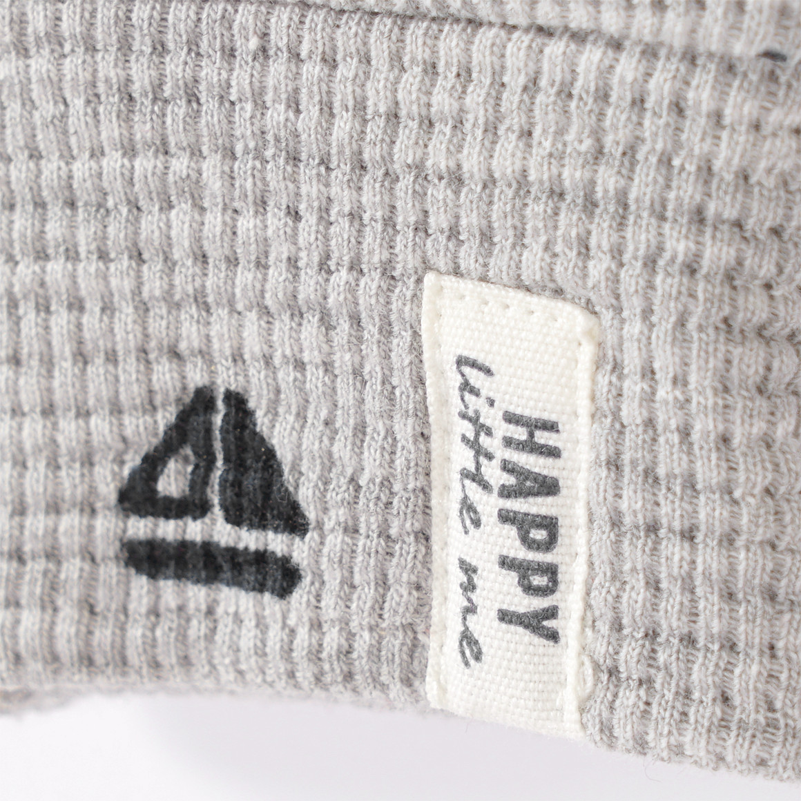 Topomini Baby Leggings aus Waffel-Piqué hellgrau