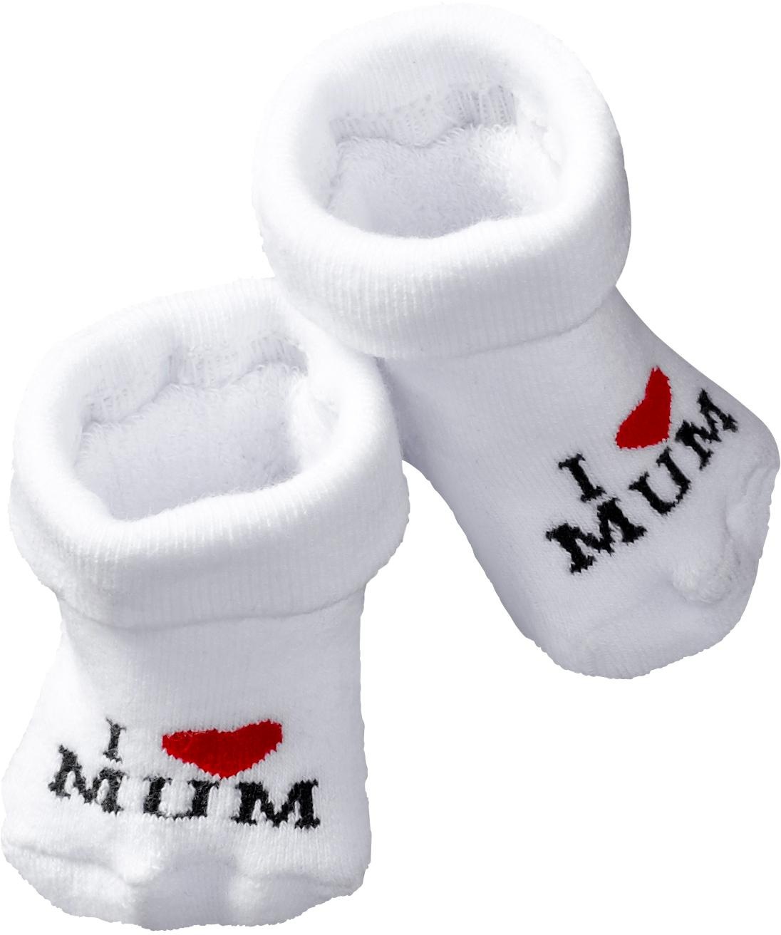 Vivance Umschlagsocken Packung, 4 Stk. tlg. mit Umschlagbündchen mit eingestricktem Spruch