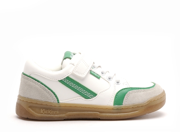 Kickers basses enfant kouic blanc
