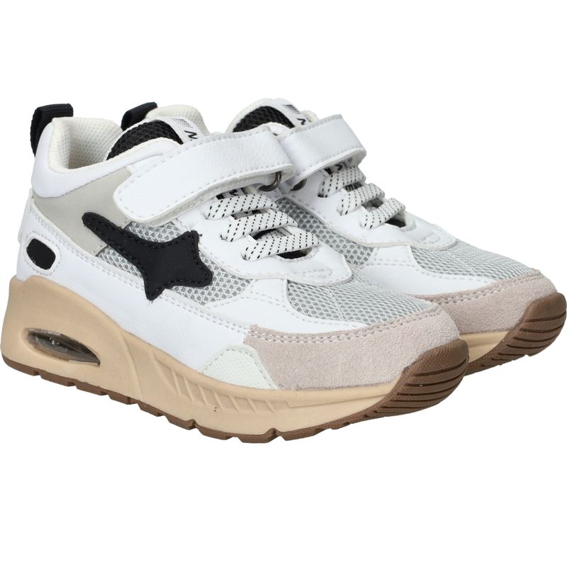 Shoesme Air Outsole Sneakers Wit Jongens