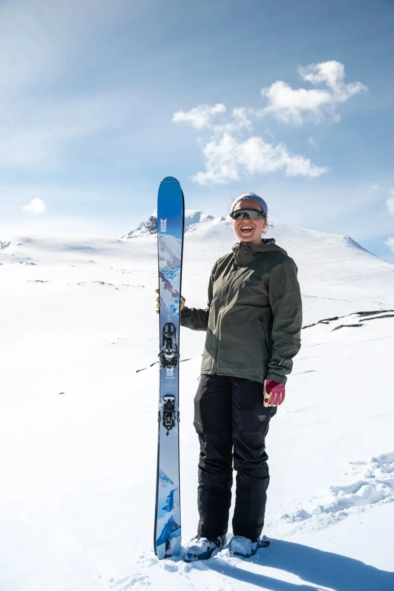 SGN Skis Jostedalen Ice Blue Artwork