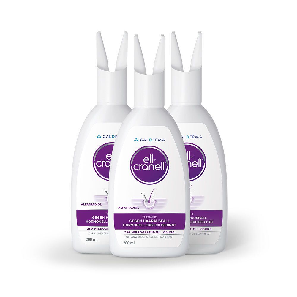 Ell-Cranell® bei hormonell-erblich bedingten Haarausfall