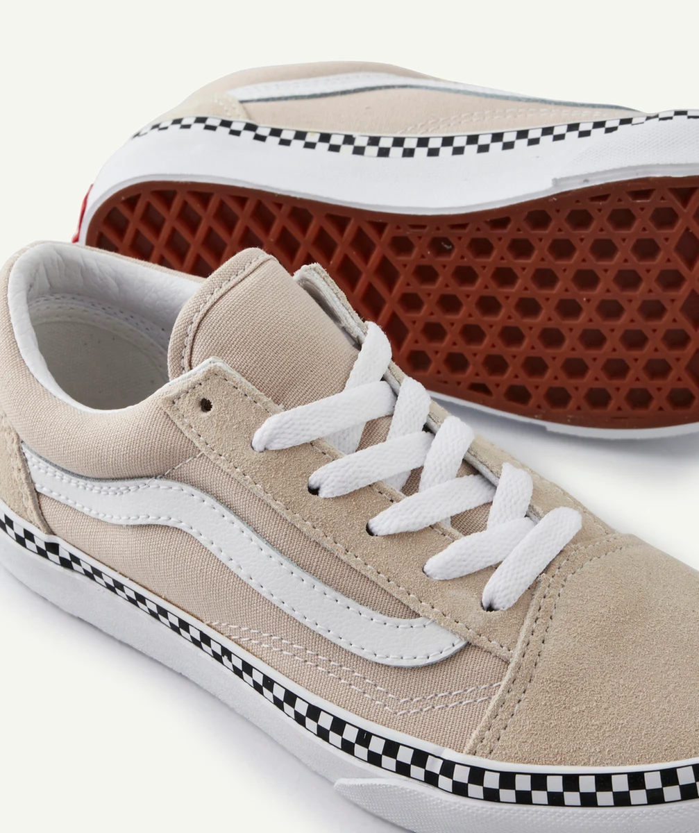 VANSBASKETS BEIGE OLD SKOOL