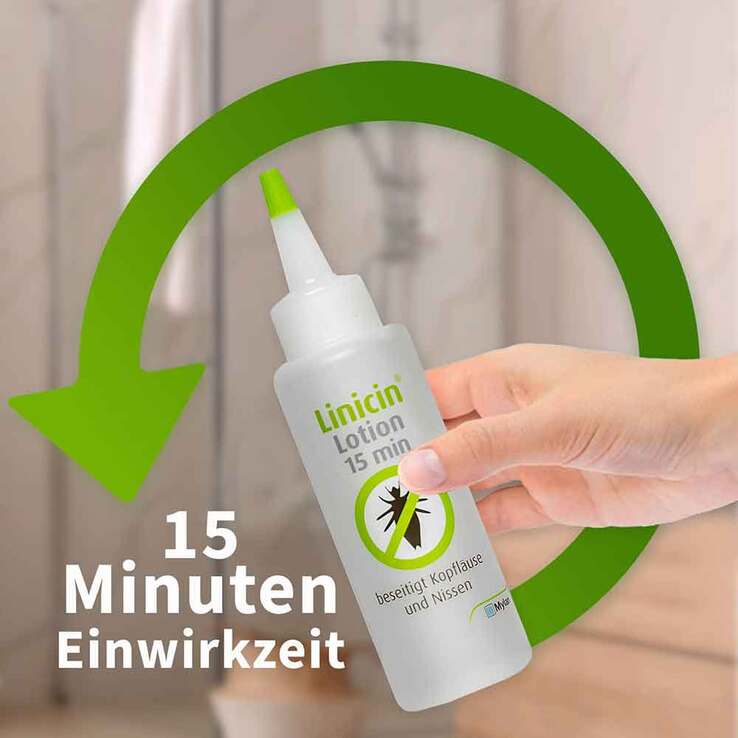 Linicin® Lotion 15 min mit Läusekamm, 100 ml