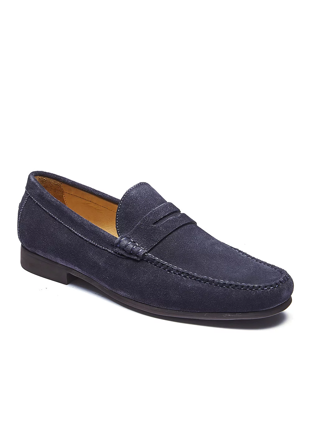MOCASSIN R MOC VELOURS MARINE