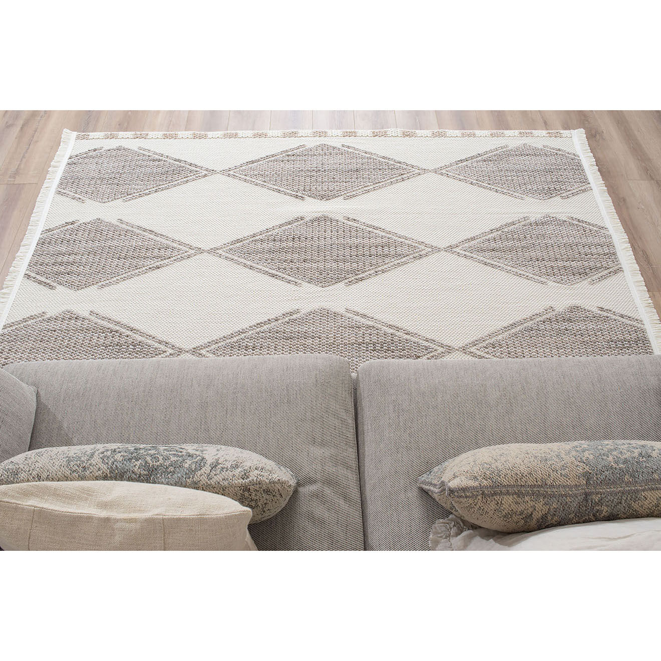 Nazar Rugs Tapis Bali 730 crème - 160x230 cm