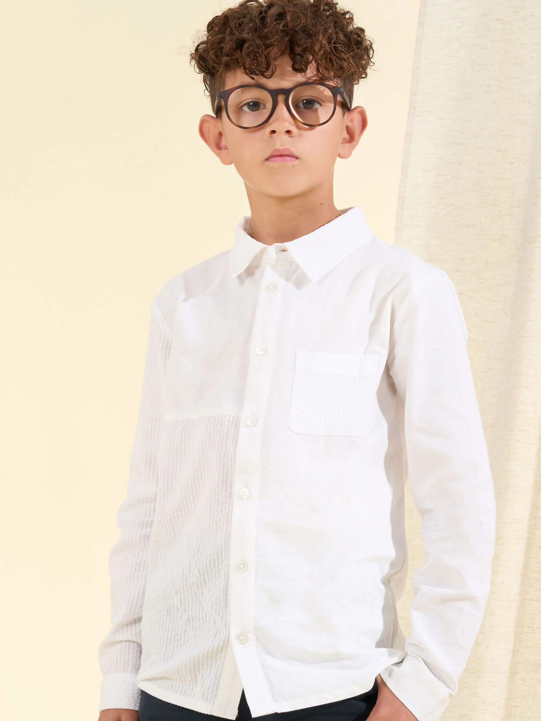 Angel & Rocket getextureerd Thomas 100% katoenen shirt