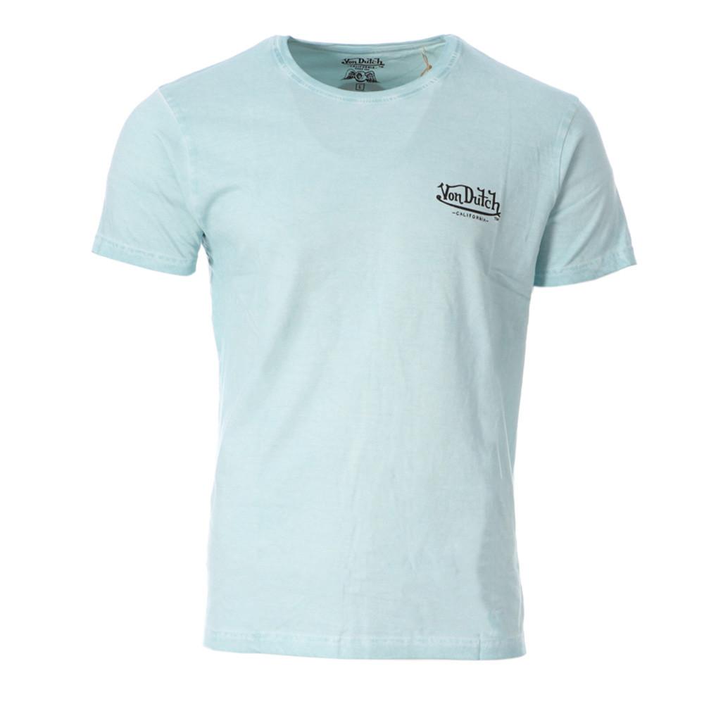 Von Dutch T-shirt Bleu Homme Von Dutch TOUR