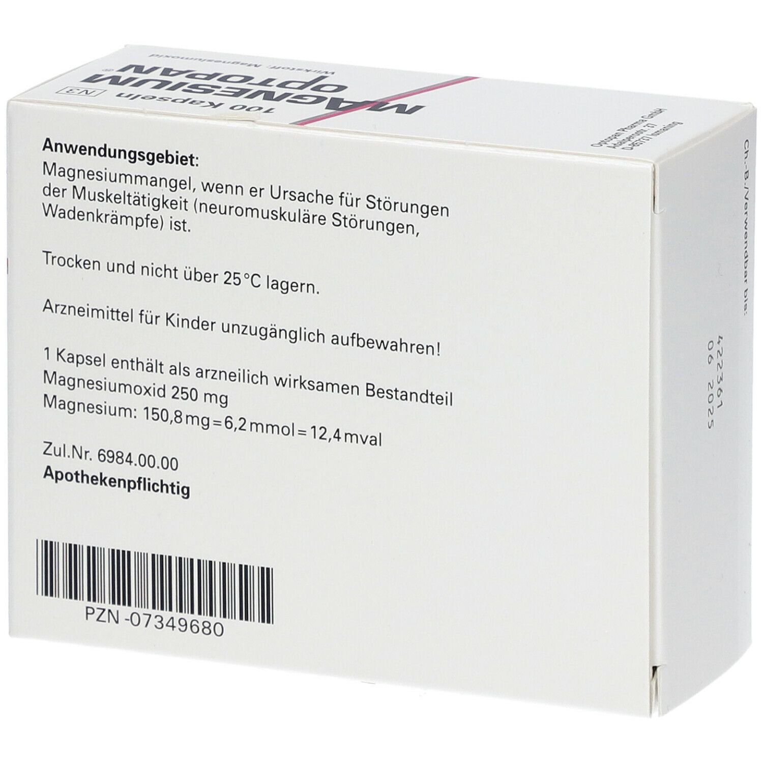 Magnesium-Optopan® Kapseln