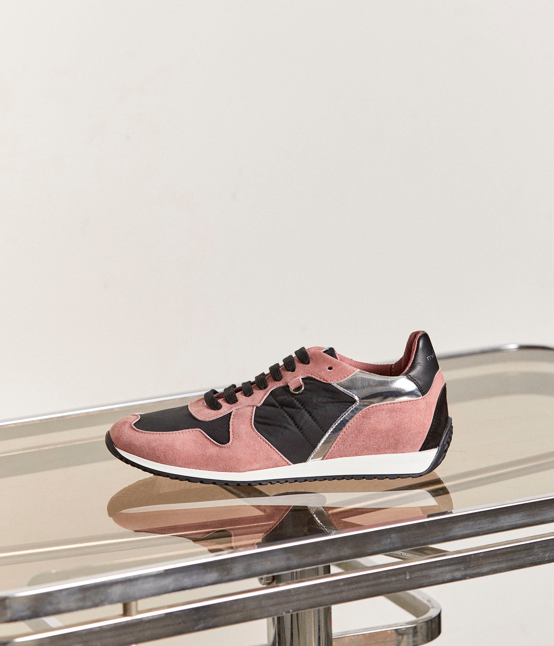 Baskets vieux rose Evy