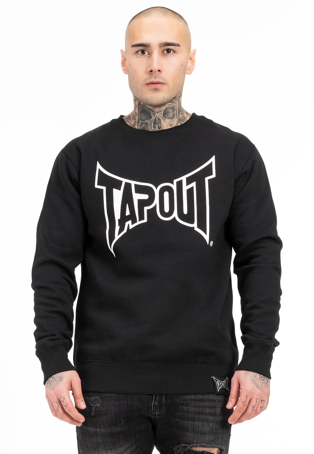 Tapout Herren Rundhals Sweatshirt normale Passform MARFA SWEATER