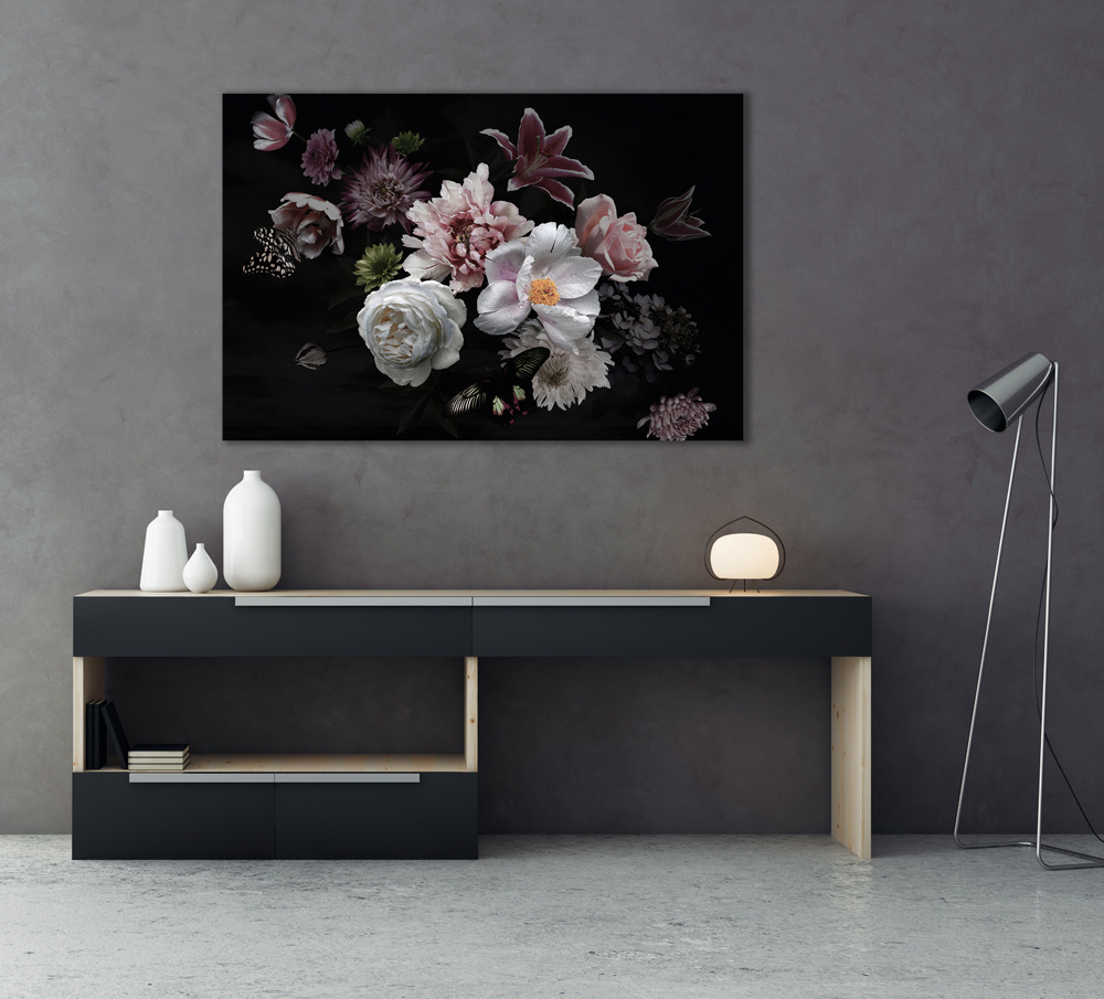 Akustikbild BLÜTENBOUQUET II 80x120cm, 7kg