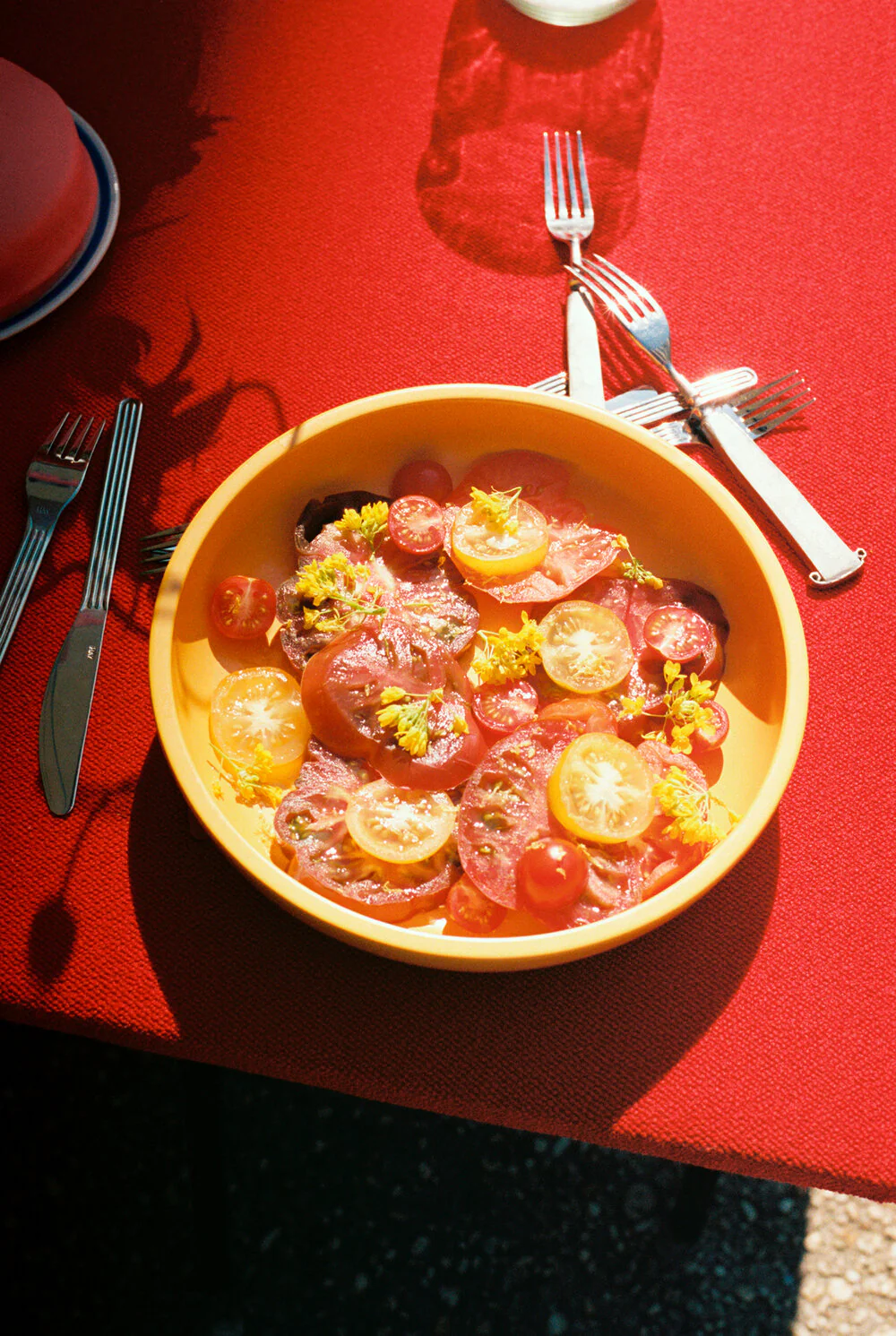 HAY  Sobremesa Serving skål L - gul
