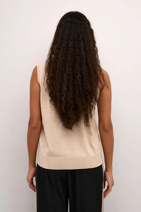 Kaffe KAlizza Knit Slipover Feather gray melange