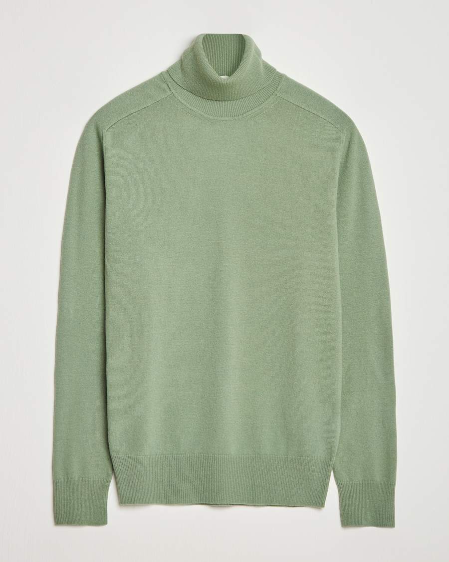 Altea Wool/Cashmere Rollneck Green