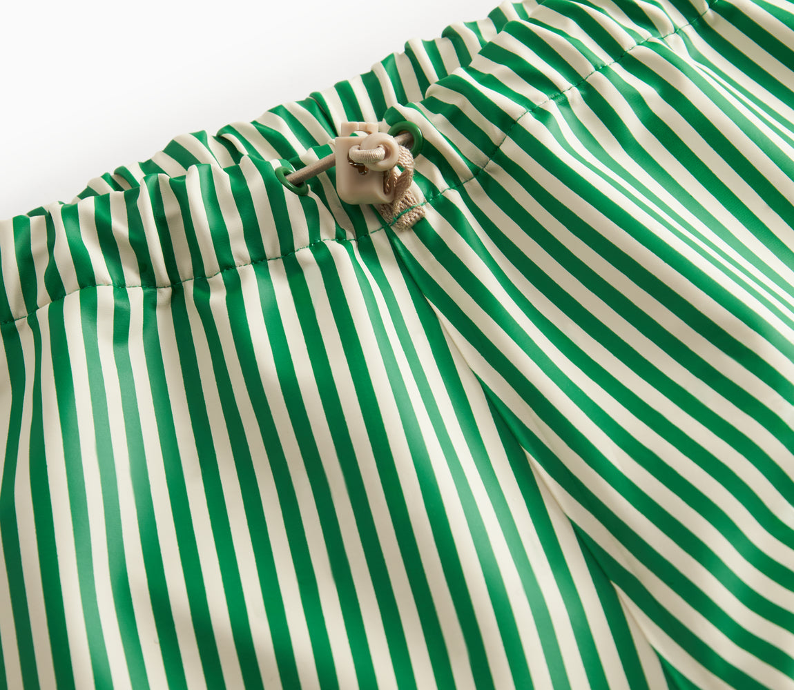 Olaf Pants, Regnbukser - Green Stripes
