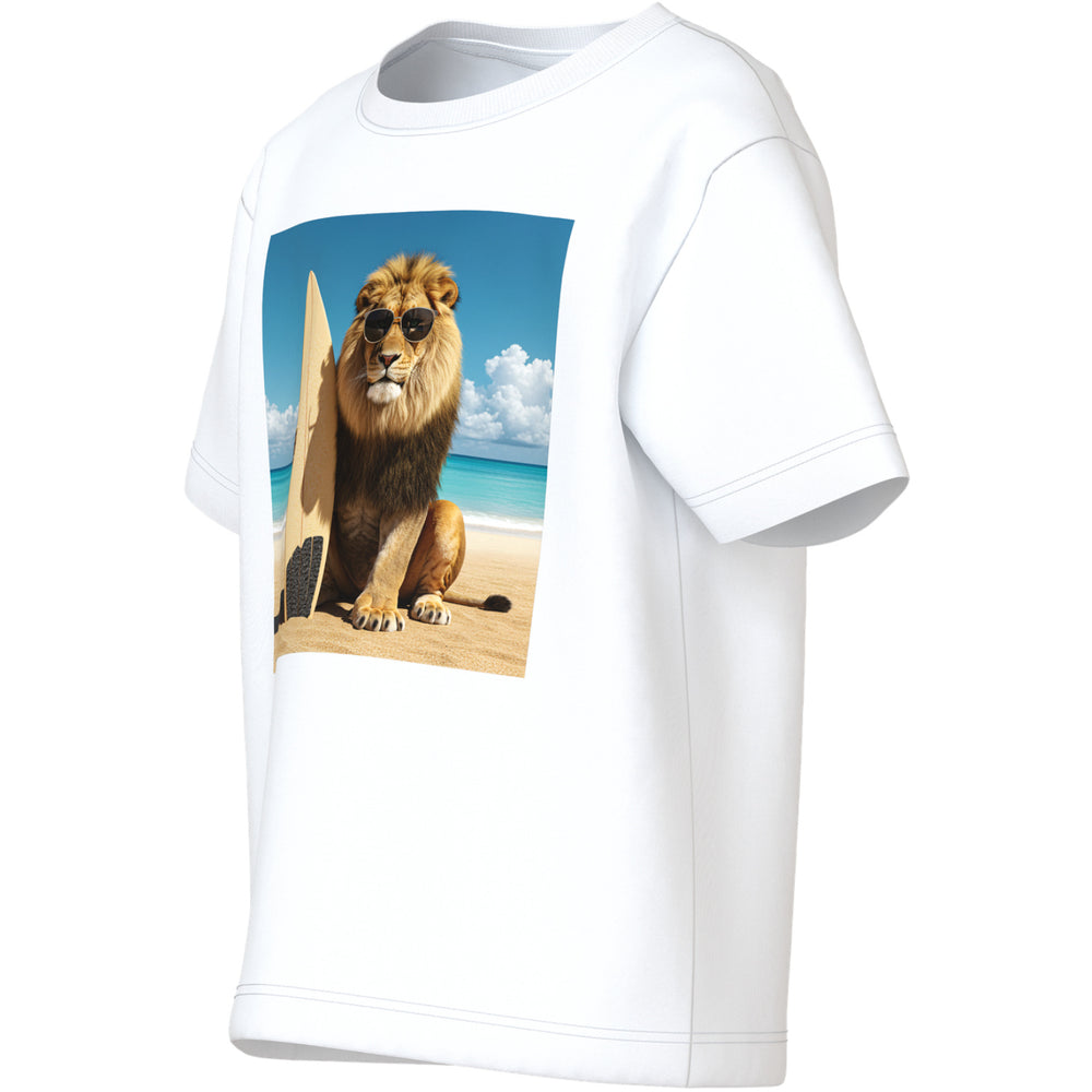 Køb Name It Bright White Lion Nmmvoto Ss Nreg Top