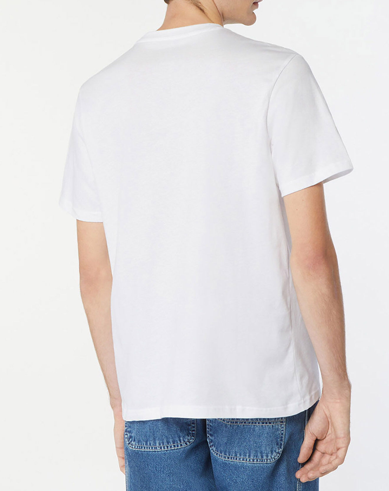 Element T-Shirt Basic Pocket label blanc