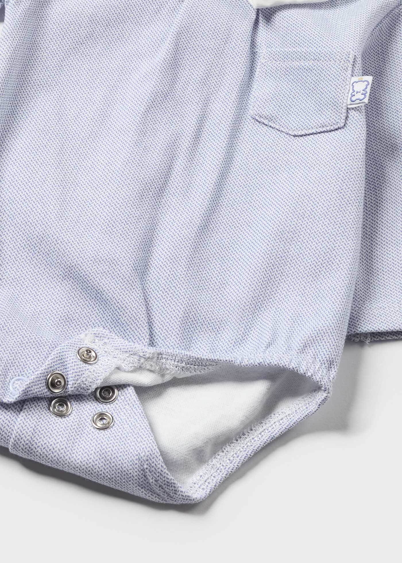 Body para recém-nascido Better Cotton com gola