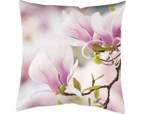 Magnolia roos kussenhoes 40x40 cm