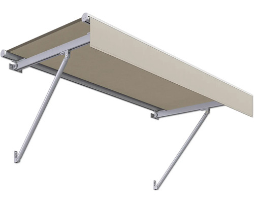 SCALA luifelframe RAL 7035 lichtgrijs 120x90 cm stof design 0681