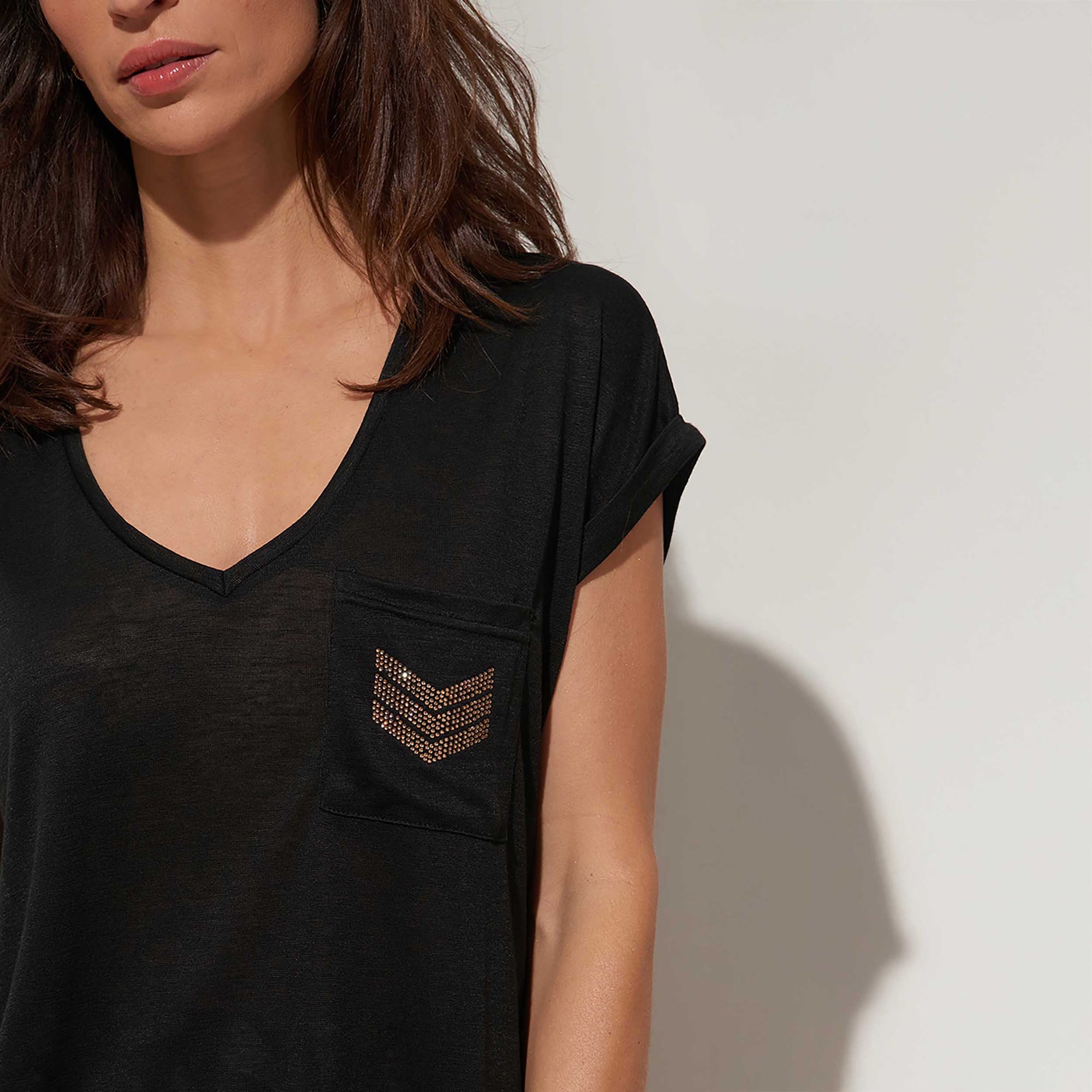T-shirt Femme noir