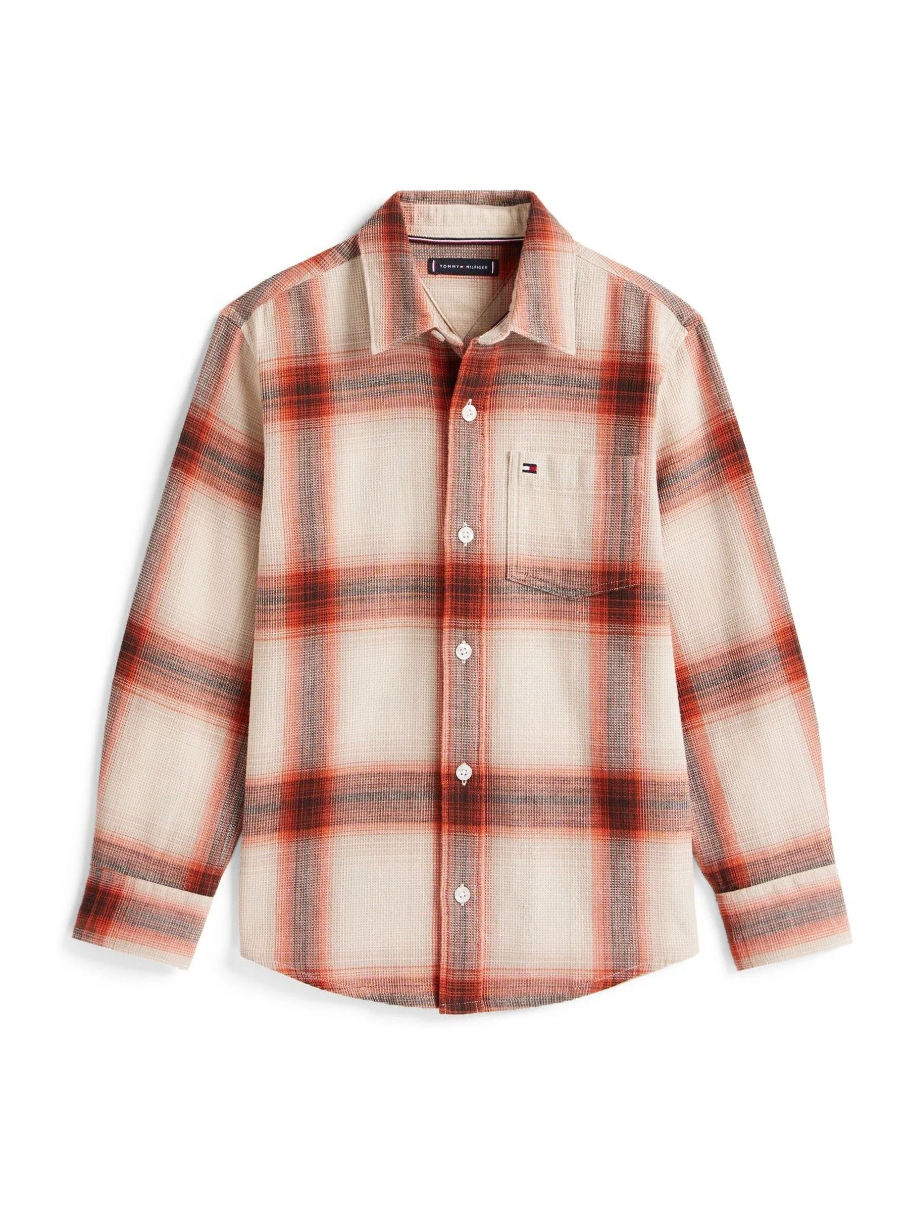 Tommy Hilfiger Regular Fit Waffle Knit Check Shirt