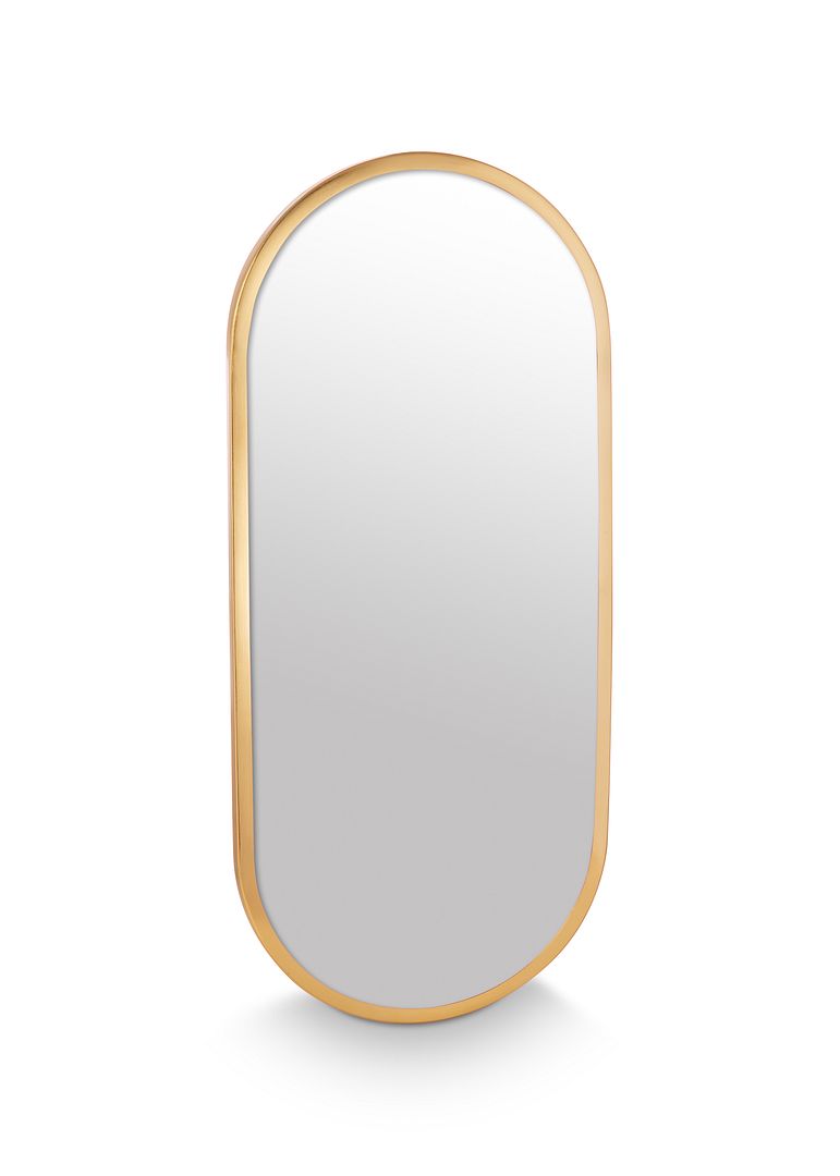 vtwonen Oval Spiegel H 50 x B 20 cm - Goud