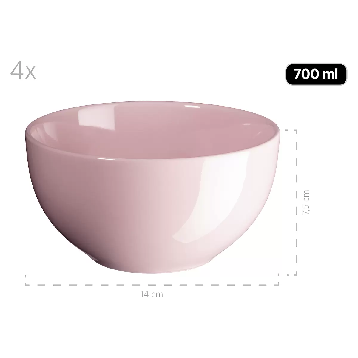 Kombiservice 16tlg. PASTELL SELECTION Rosa