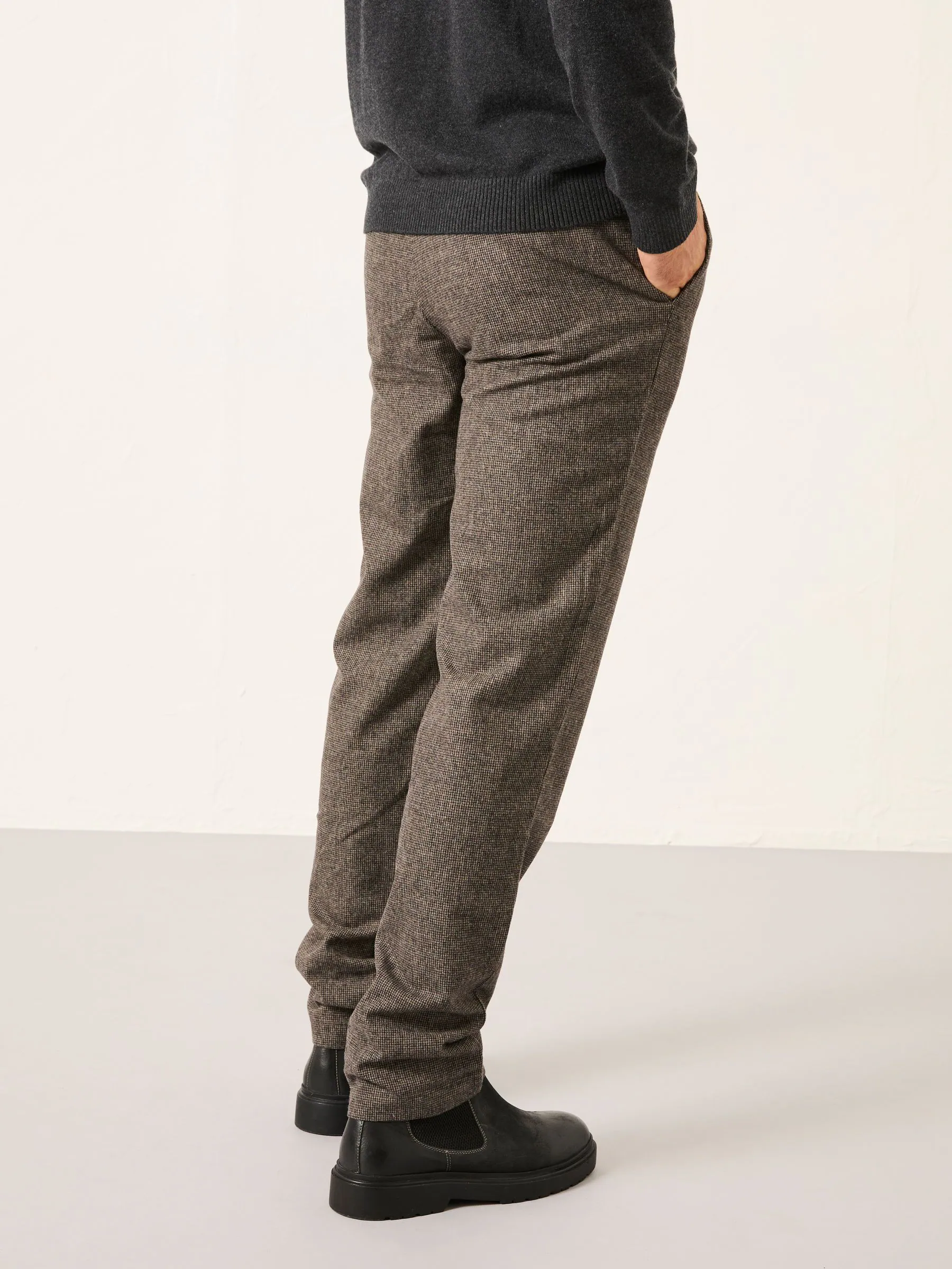 Bruin - FatFace Tailored Fit Wool Mix Trousers