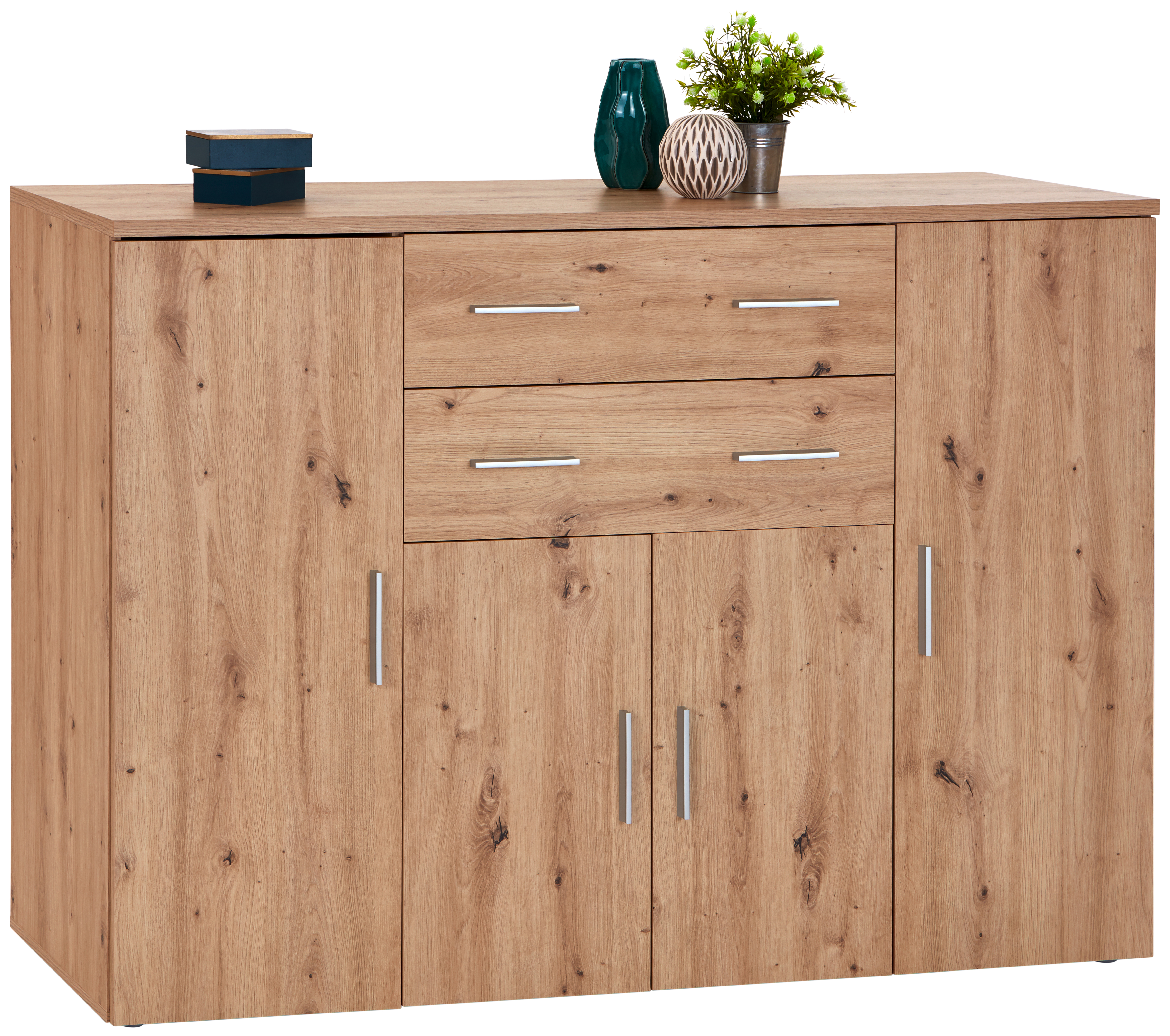 Kommode - Artisan Eiche - mit Übertiefe - 152 cm